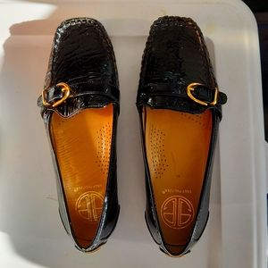 Lily Pulitzer Patent Leather Buckled Loafers